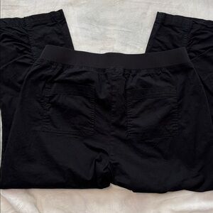 Briggs Black Cropped Capri Utility Pants Size M